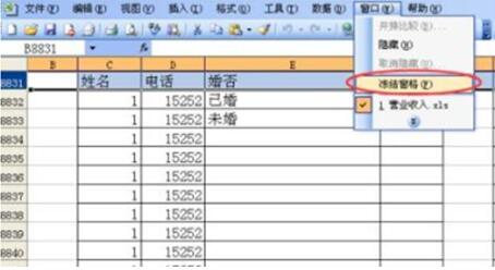 凍結(jié)窗口怎么設(shè)置 excel怎么凍結(jié)窗口